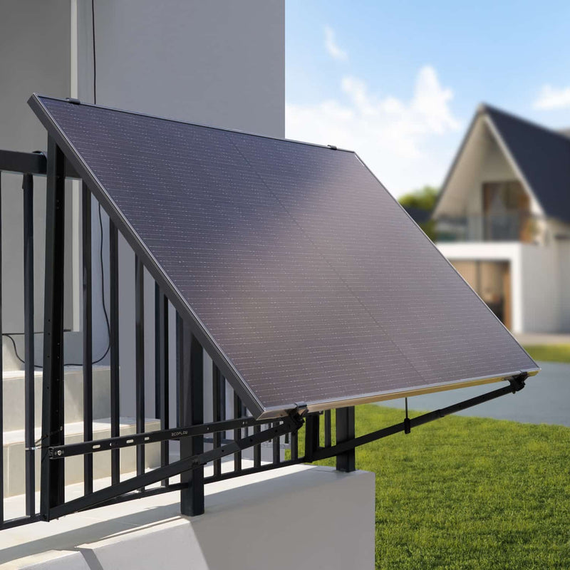 Carregar imagem no visualizador da galeria, Suporte Solar Ajustável EcoFlow para Montagem Suspensa e no Solo_195532.jpg