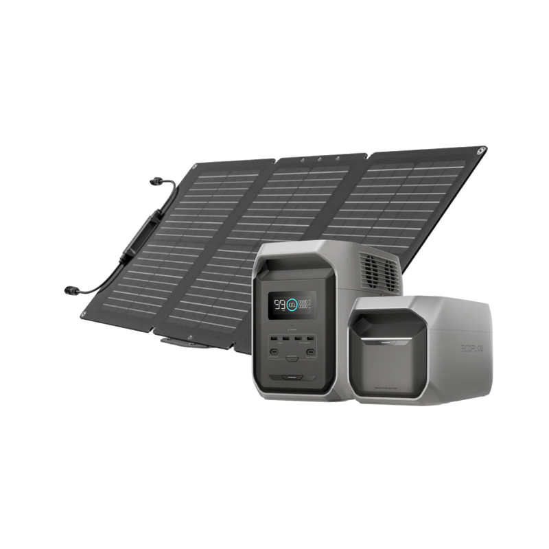 Carregar imagem no visualizador da galeria, Gerador Solar EcoFlow DELTA 3 1500 + Bateria Adicional Delta 3 (PV60W)