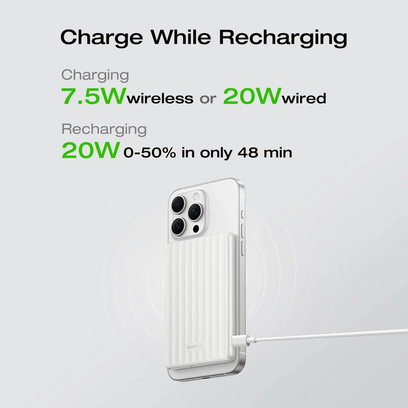 Carregar imagem no visualizador da galeria, PowerBank EcoFlow Rapid Mag 5000mAh 20W