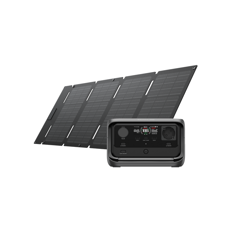 Carregar imagem no visualizador da galeria, Gerador Solar EcoFlow RIVER 3 Plus (PV60W)