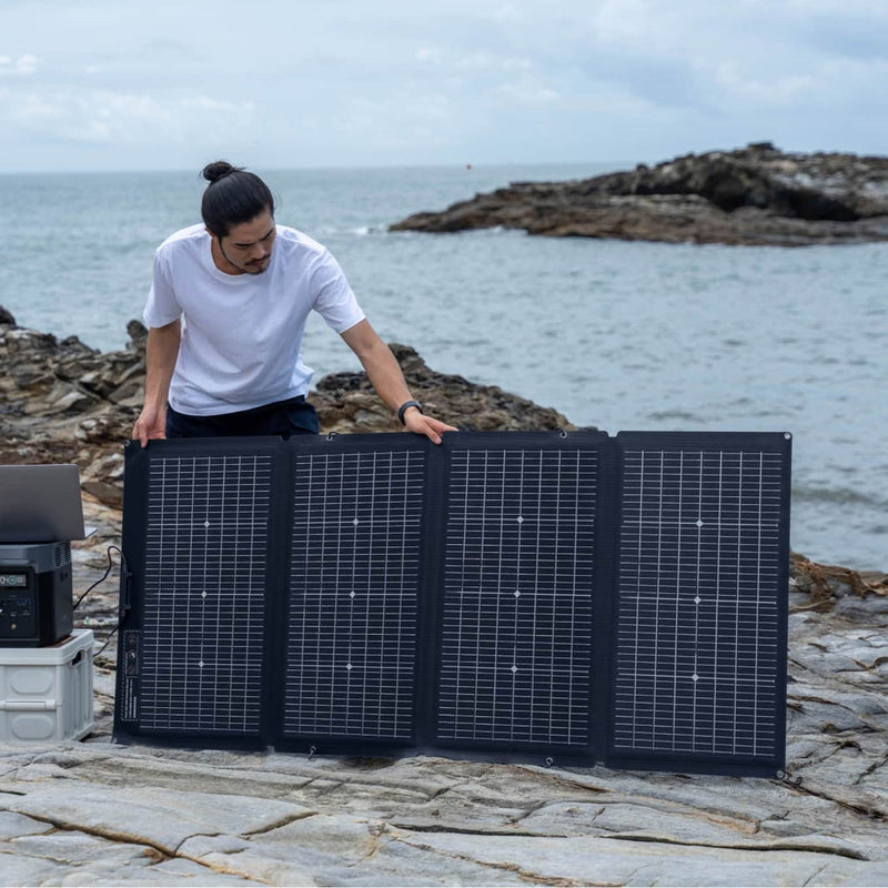 Carregar imagem no visualizador da galeria, Painel Solar Portátil Bifacial EcoFlow de 220W