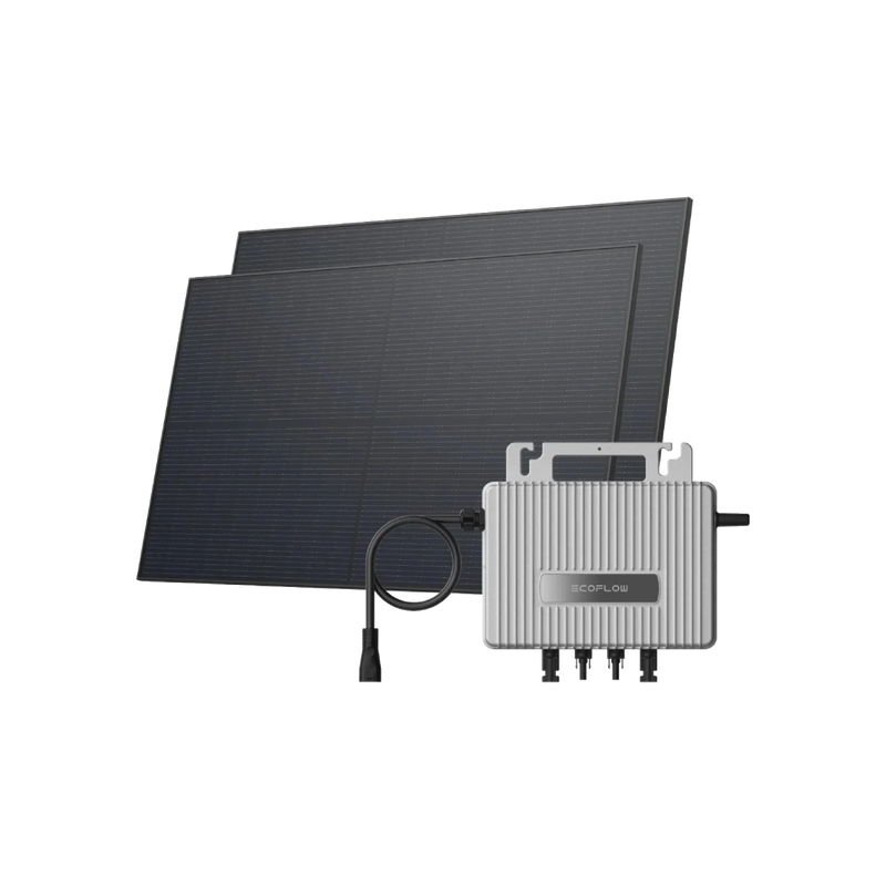 Carregar imagem no visualizador da galeria, Microinversor EcoFlow STREAM 800W + 2x Painel Solar de 450W