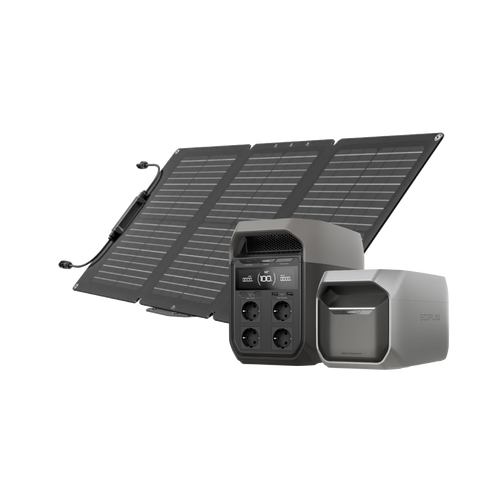 Gerador Solar EcoFlow DELTA 3 + Bateria Adicional Delta 3 (PV60W)