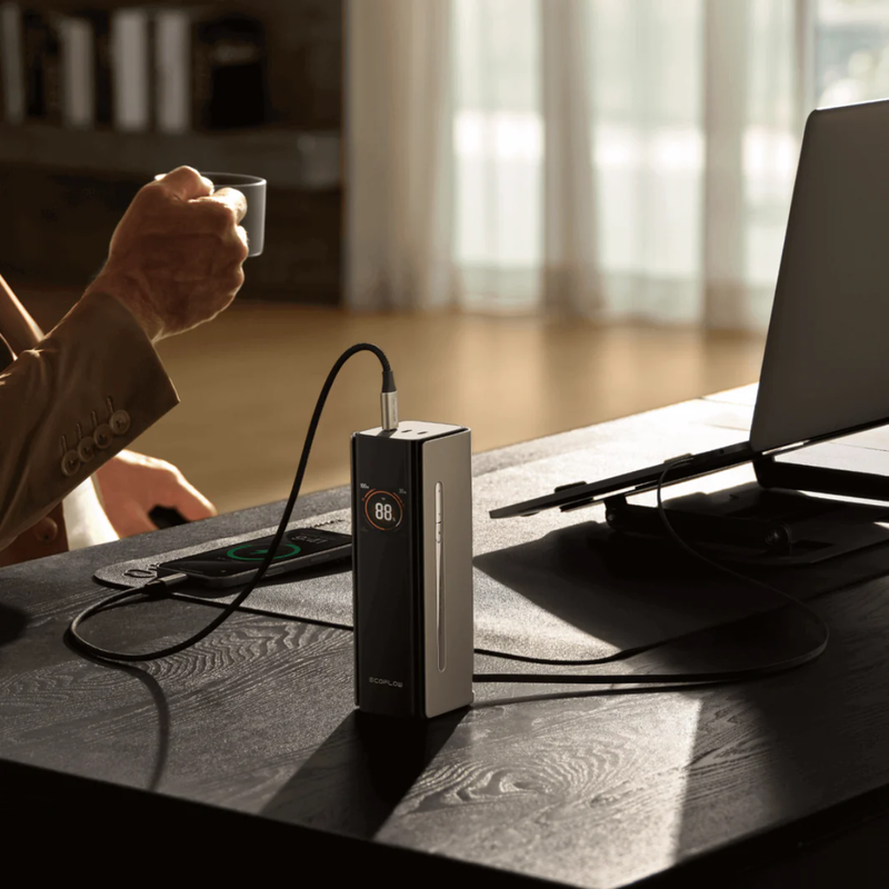 Carregar imagem no visualizador da galeria, PowerBank EcoFlow Rapid Pro 27650mAh 300W c/Cabo Integrado de 140W
