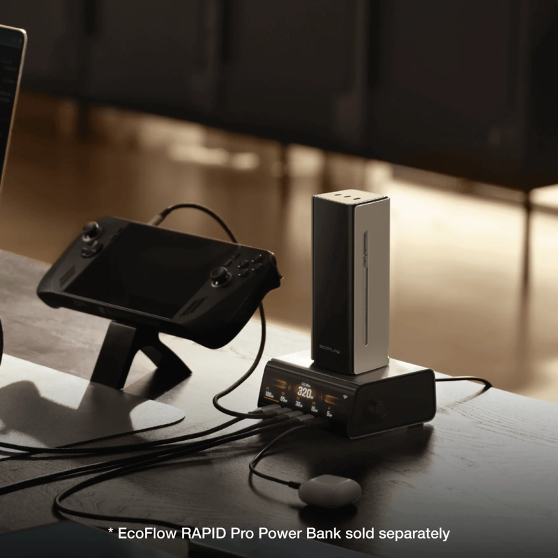 Carregar imagem no visualizador da galeria, Carregador EcoFlow Rapid Pro 5 Portas 320W GaN
