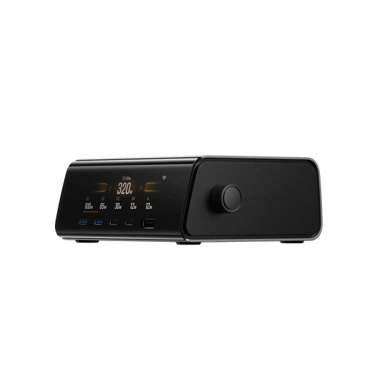 Carregador EcoFlow Rapid Pro 5 Portas 320W GaN