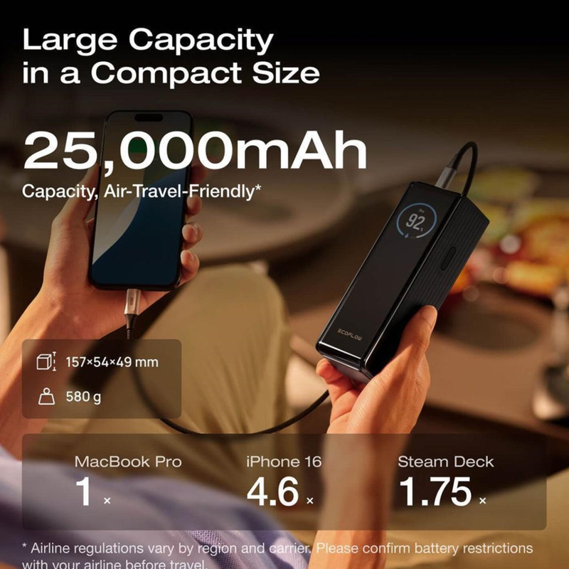 Carregar imagem no visualizador da galeria, PowerBank EcoFlow Rapid 25000mAh 170W
