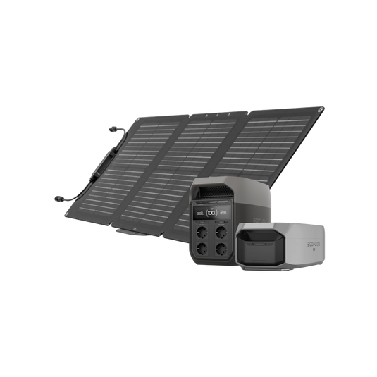 Gerador Solar EcoFlow DELTA 3 + Bateria Adicional Delta Pro 3 (PV60W)